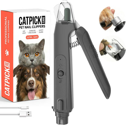 2-In-1 Dog&Cat Nail Clippers with Light, Type-C Pet Claw Trimmer & Grinder11