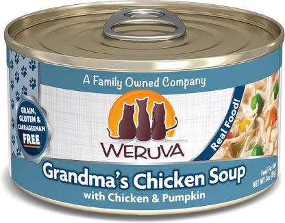 Weruva Classic Cat Food, Paw Lickin’ Chicken with Chicken Breast in Gravy, 3Oz Can (Pack of 24)35