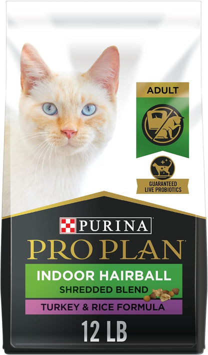 Purina Pro Plan Hairball Management, Indoor Cat Food, Turkey and Rice Formula - 7 Lb. Bag14