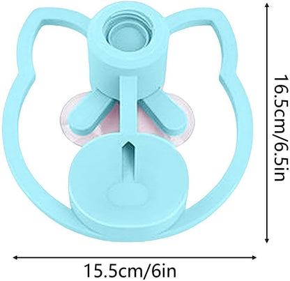 Cat Water Fountain Stand, Cat Water Bottle Dispenser, Automatic Anti-Tipping Pet Supplies, Kitten Wat-Er Bottle Basin Stand, Pet Wate-R Dispenser Station Stands for Puppy Kitten Breed Balcony4
