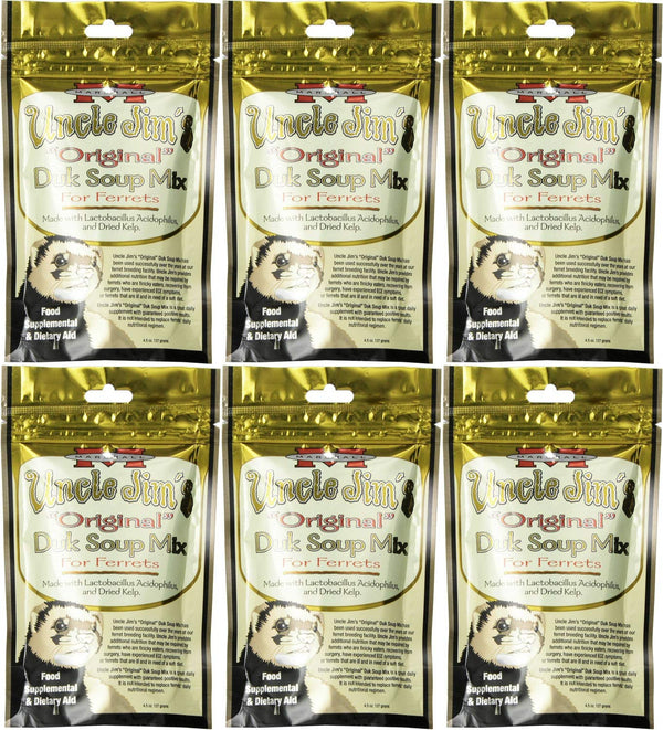 Marshall Uncle Jim'S Original Duk Soup Mix for Ferrets 1.69Lb (6 X 4.5Oz)3