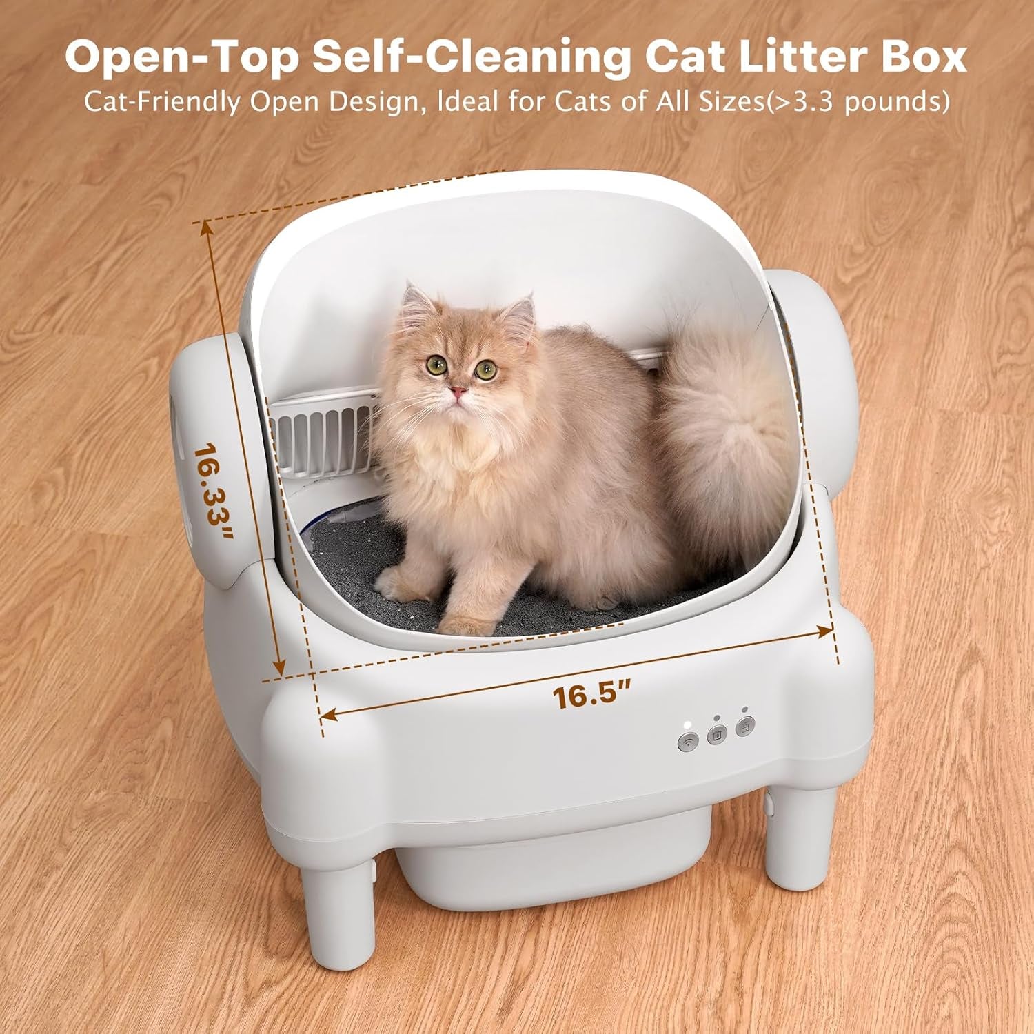 paruuntys-self-cleaning-litter-box-open-top-automatic-litter-box-with-app-control-for-multiple-cats-safety-sensors-protection-odor-control-includes-2-roll-liners-large-waste-bin-cream-white