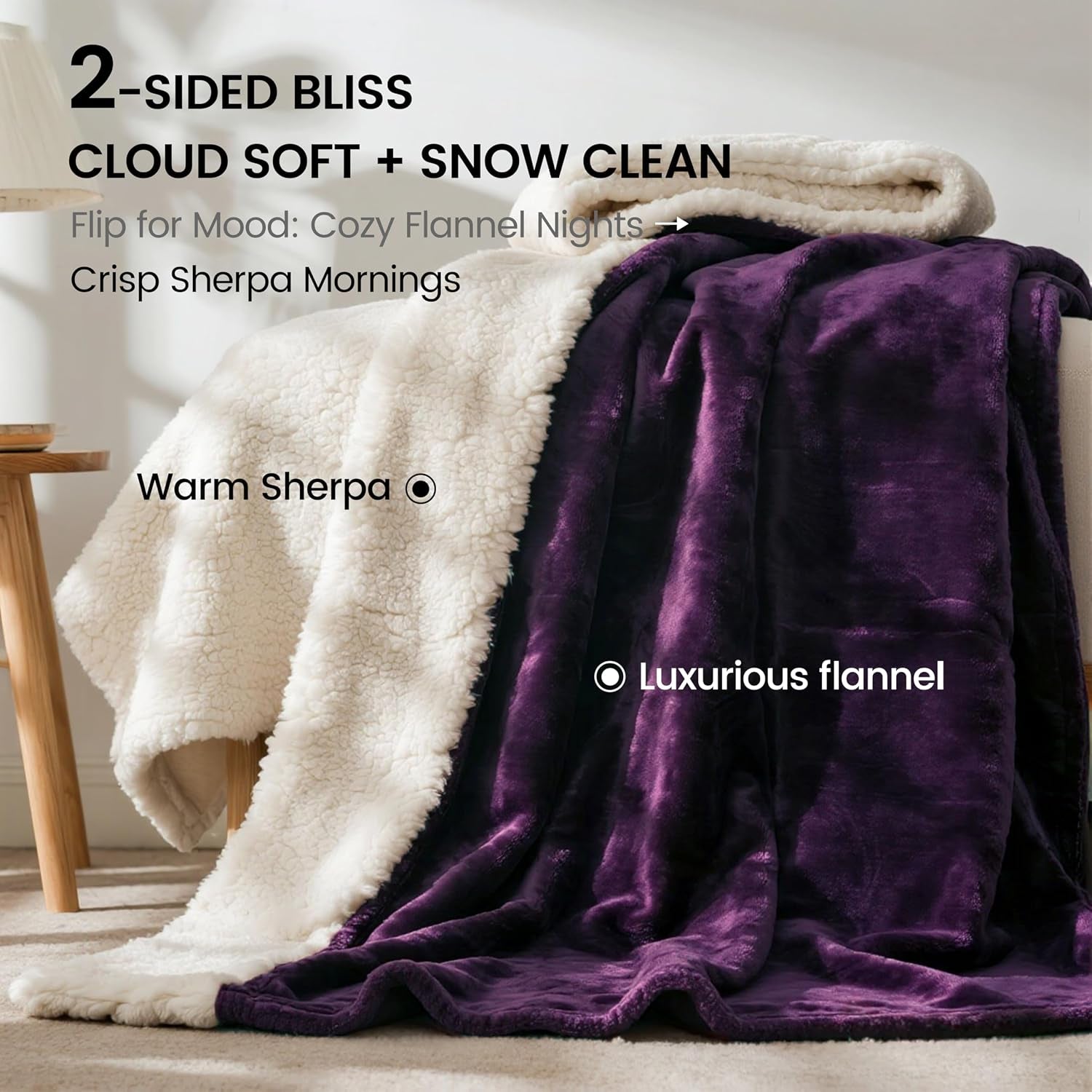 gogobunny-waterproof-bed-blanket-reversible-sherpa-fleece-throw-blanket-for-dog-puppy-cat-furniture-cover-protects-bed-couch-sofa-from-liquid-pee-and-pet-fur-dark-purple-50x60-inches