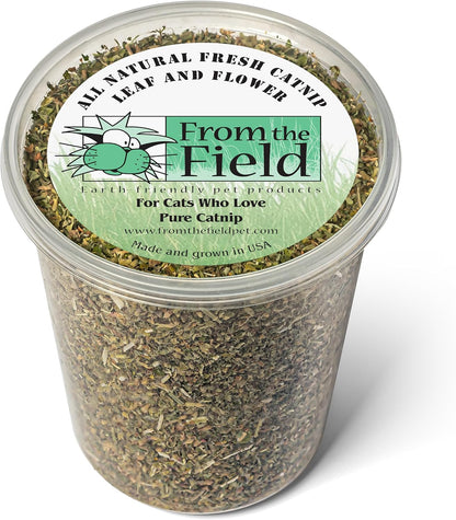 From the Field | 9 Oz Catnip Leaf and Flower Bulk Bag | Organic, Usa-Grown, High Potency Catnip for Cats & Kittens | Resealable, Long-Lasting, Natural Cat Treat for Play & Exercise8