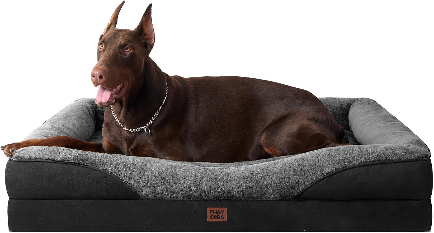 eheyciga-orthopedic-xl-dog-bed-for-large-sized-dog-42x30-inch-extra-large-memory-foam-dog-couch-bed-with-sides-waterproof-liner-washable-removable-cover-bolster-pet-sofa-grey