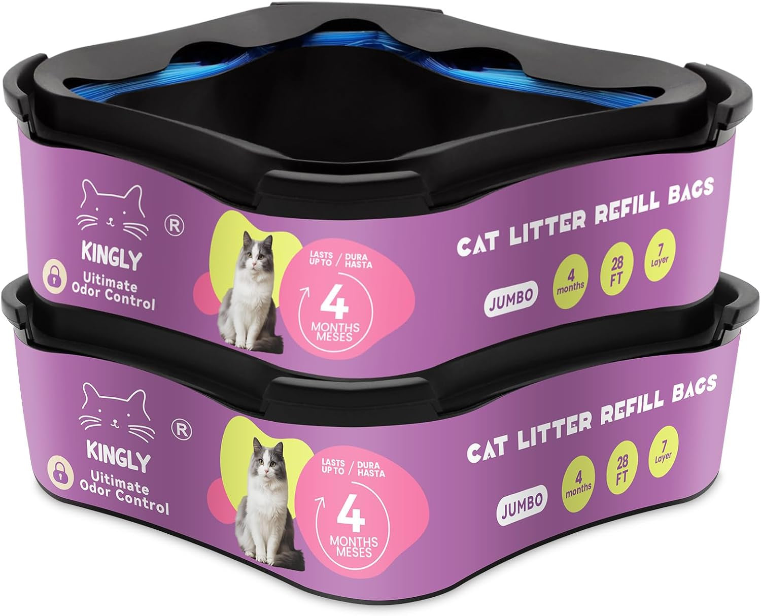 premium-cat-litter-refill-bags-jumbo-28ft-2-pack-lasts-up-to-8-months-2-cartridges-for-superior-odor-control