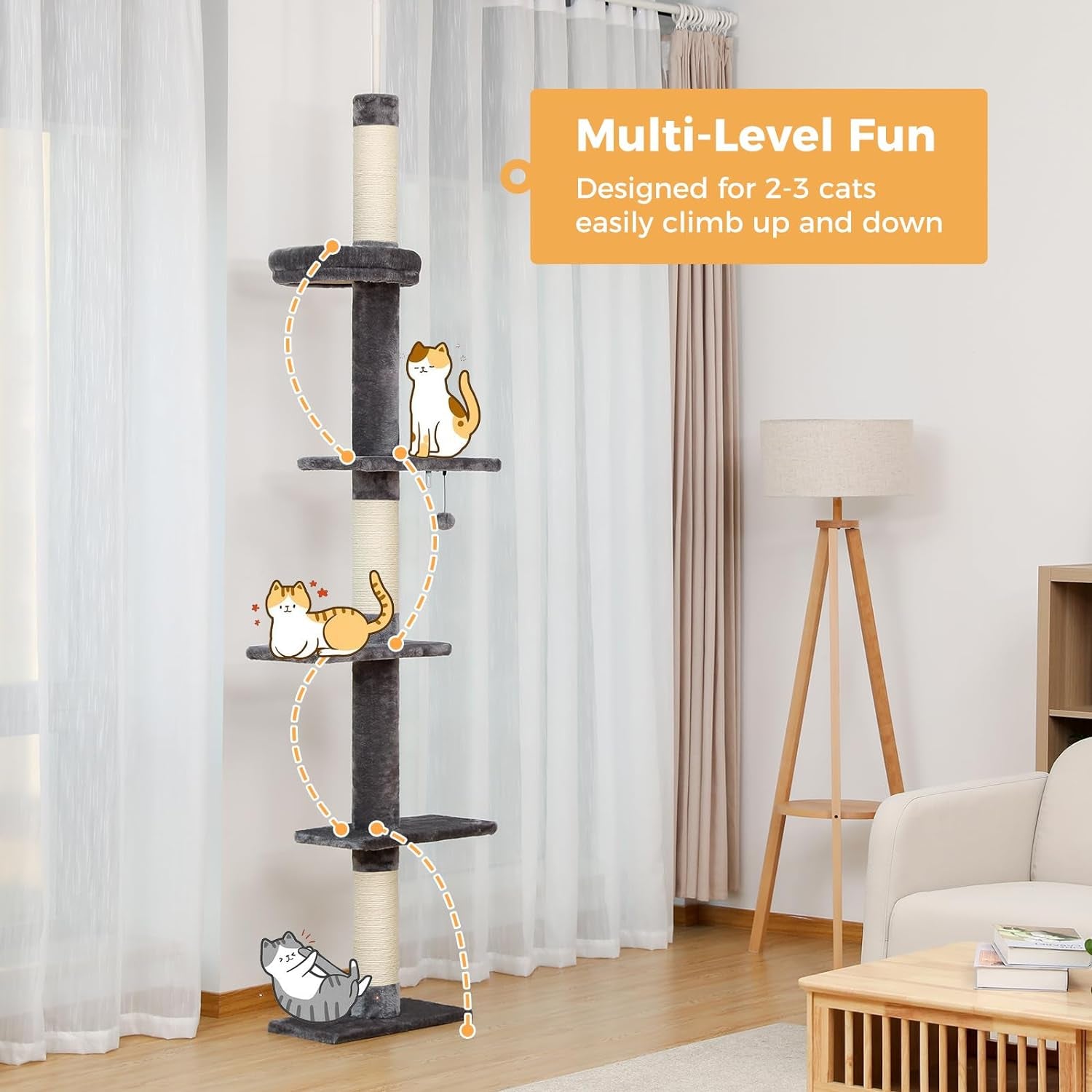 petepela-cat-tree-for-indoor-cats-34-6-small-cat-tower-with-scratching-posts-2-condos-scratching-ramp-dangling-toys-cat-play-house-for-kittens-and-small-cats-compact-tower-with-thick-sisal-posts-2-condos-dangling-toys-a-cozy-top-bed-for-kittens-small-cats