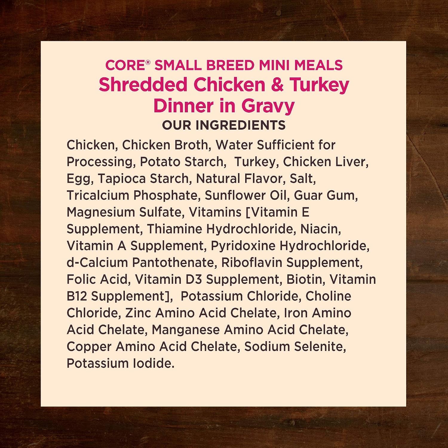 wellness-core-small-breed-mini-meals-shredded-in-gravy-adult-wet-dog-food-grain-free-natural-chicken-and-turkey-dinner-recipe-3-oz-pack-of-12-pouches