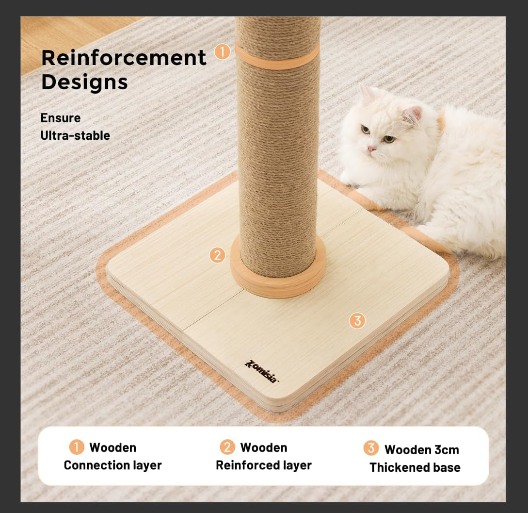 zomisia-35-tall-cat-scratching-post-for-indoor-cats-adults-4-7-large-scratch-post-thicken-wooden-base-sisal-scratcher-top-dangling-balls-super-sturdy