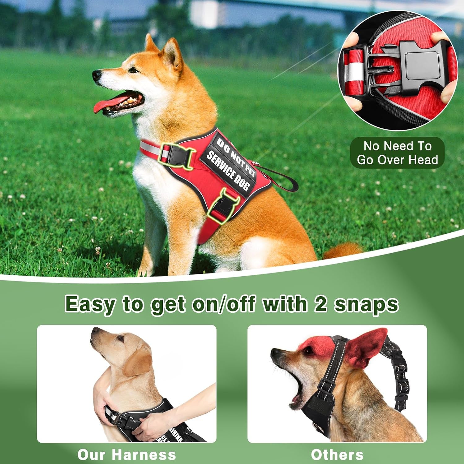 service-dog-vest-harness-and-leash-set-10-patches-no-pull-adjustable-reflective-dog-harness-with-soft-padded-handle-for-training-everyday-fit-small-medium-large-extra-large-dogsred-xl-no-pull-adjustable-reflective-service-dog-harness-large-sized-dog-leash-with-2-soft-padded-handles-for-training-working