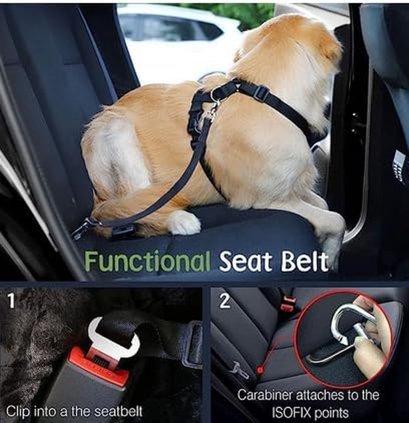vavopaw-dog-seat-belt-vest-harness-for-car-2-in-1-seatbelt-buckle-soft-breathable-mesh-adjustable-buckle-nylon-heavy-duty-pet-safety-seat-belts-for-small-medium-large-pets-black-l