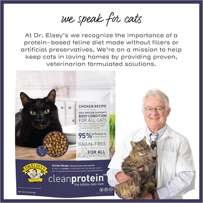 Dr. Elsey'S Cleanprotein Chicken Cat Kibble 2 Lb. Bag8