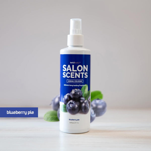 Bark2Basics Salon Scents Dog Cologne Spray and Perfume, Blueberry Pie, 8 Oz | Long Lasting Perfume and Deodorant for Dogs and Cats; Deodorizing Pet Grooming Mist, Ready to Use, Groomer Grade, USA Made4
