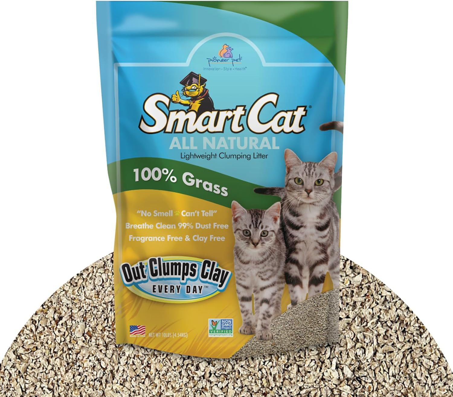 smartcat-all-natural-clumping-cat-litter-20-pound-320oz-1-pack-alternative-to-clay-and-pellet-litter-chemical-and-99-dust-free-unscented-and-lightweight