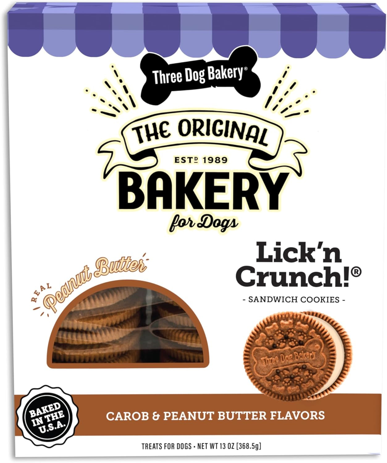 three-dog-bakery-lickn-crunch-dog-treats-13-oz-golden-vanilla-peanut-butter-sandwich-cookies-crunchy-treats-with-peanut-butter-creme