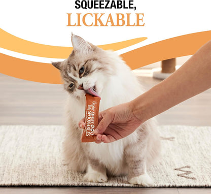 Good ‘N’ Tasty Savory Spoonables with Real Duck, Beef & Rabbit, 6 Count Tube, Triple Flavor Squeezable Lickable Wet Treats for Cats with Built-In Spoon for Less Mess6