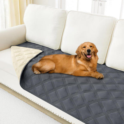 Smiry Waterproof Dog Bed Cover Blanket, Reversible Pet Blanket | Soft Reversible, Washable Leakproof Cats Dogs Couch Cover for Sofa, Couch, Furniture (30X70 Inch)47