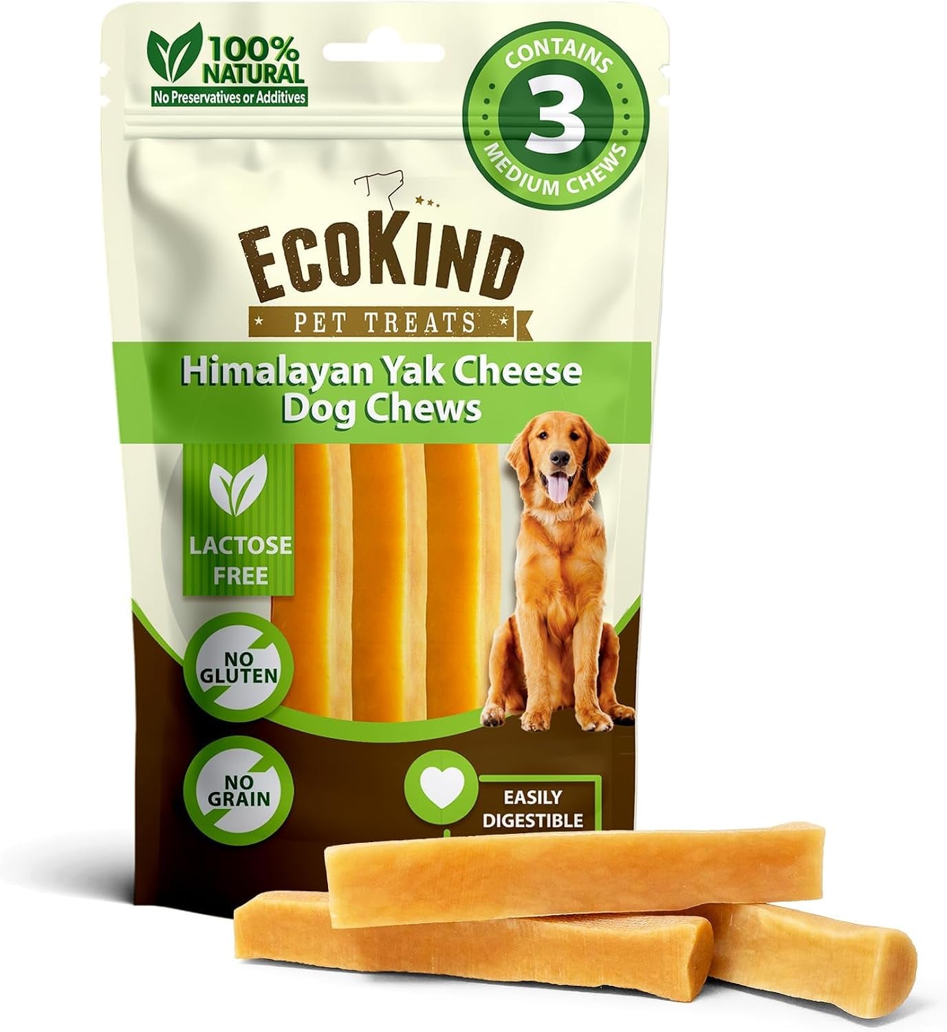 ecokind-yak-cheese-himalayan-dog-chews-yak-chews-for-large-dogs-4-5-bones-1-lb-long-lasting-for-aggressive-chewers-only-3-ingredient-natural-high-protein-dental-dog-treats-no-additives-or-lactose