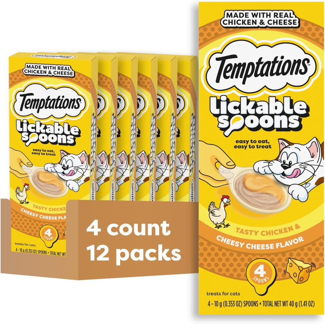 temptations-lickable-spoons-wet-cat-treats-variety-pack-24-count-two-irresistible-flavors-per-spoon-mess-free-creamy-puree-hand-feed-for-bonding-use-as-treat-or-food-topper-adult-cats
