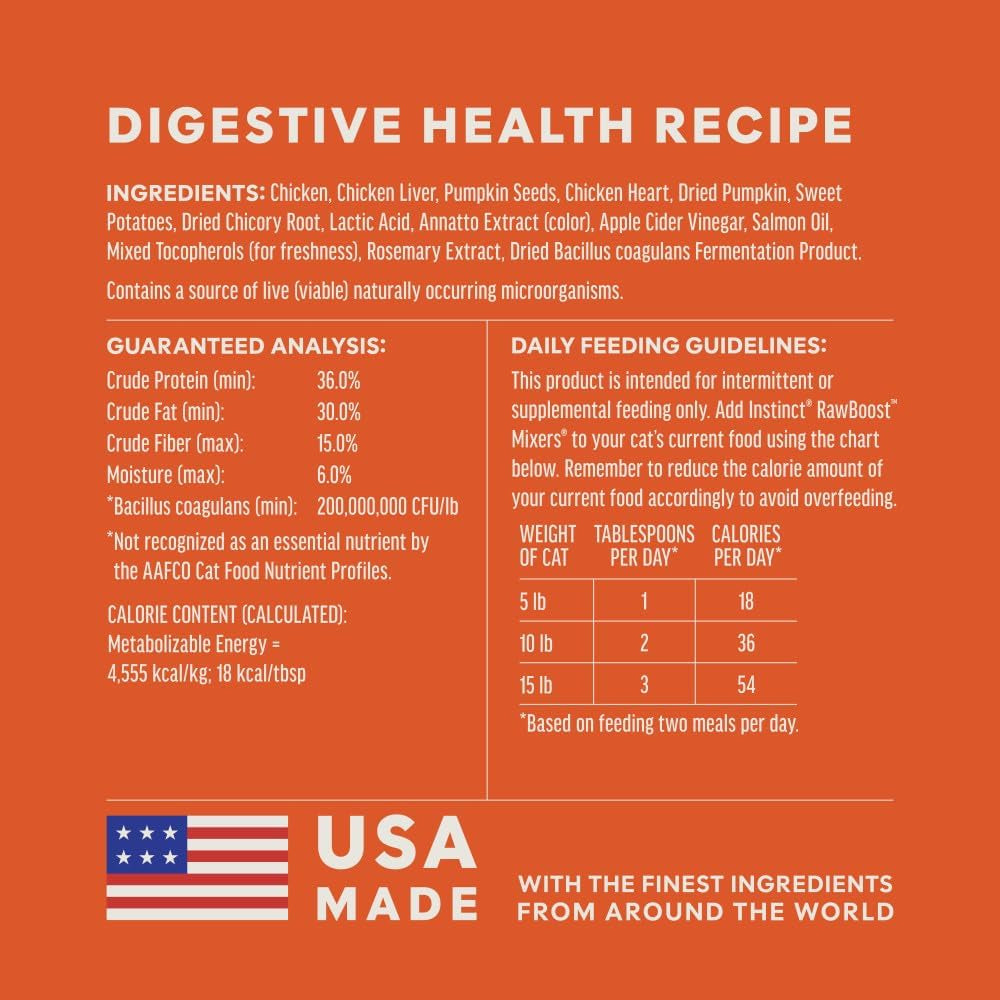 instinct-freeze-dried-mixers-cat-food-toppers-digestive-health-5-5-oz-freeze-dried-raw-meal-topper-or-treat-functional-whole-foods-fiber-and-probiotics-for-gut-support