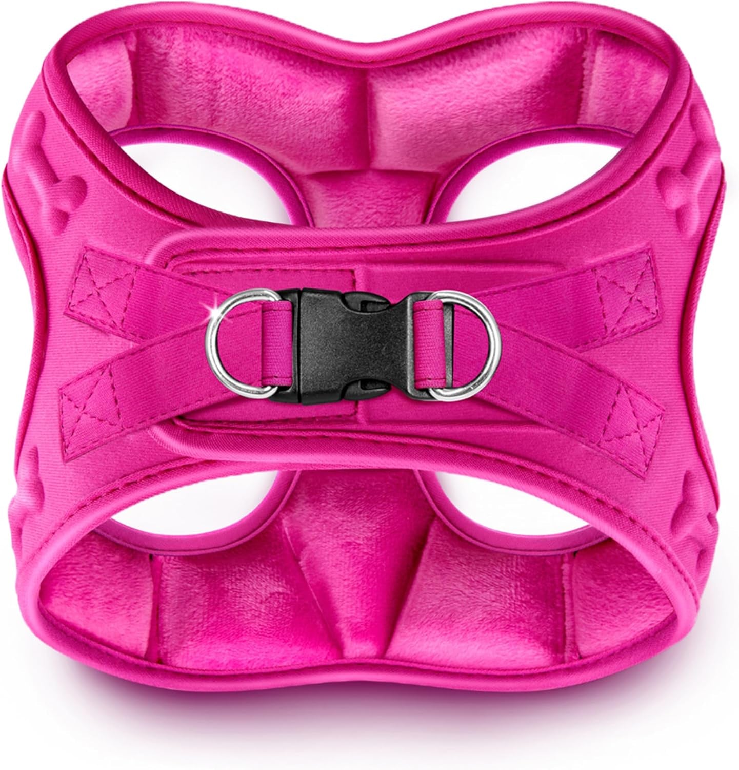 comfort-fit-step-in-dog-puppy-harness-comfortable-all-weather-dog-vest-harness-adjustable-soft-padded-easy-to-put-on-for-small-medium-sized-dogs-plush-both-side-velvet