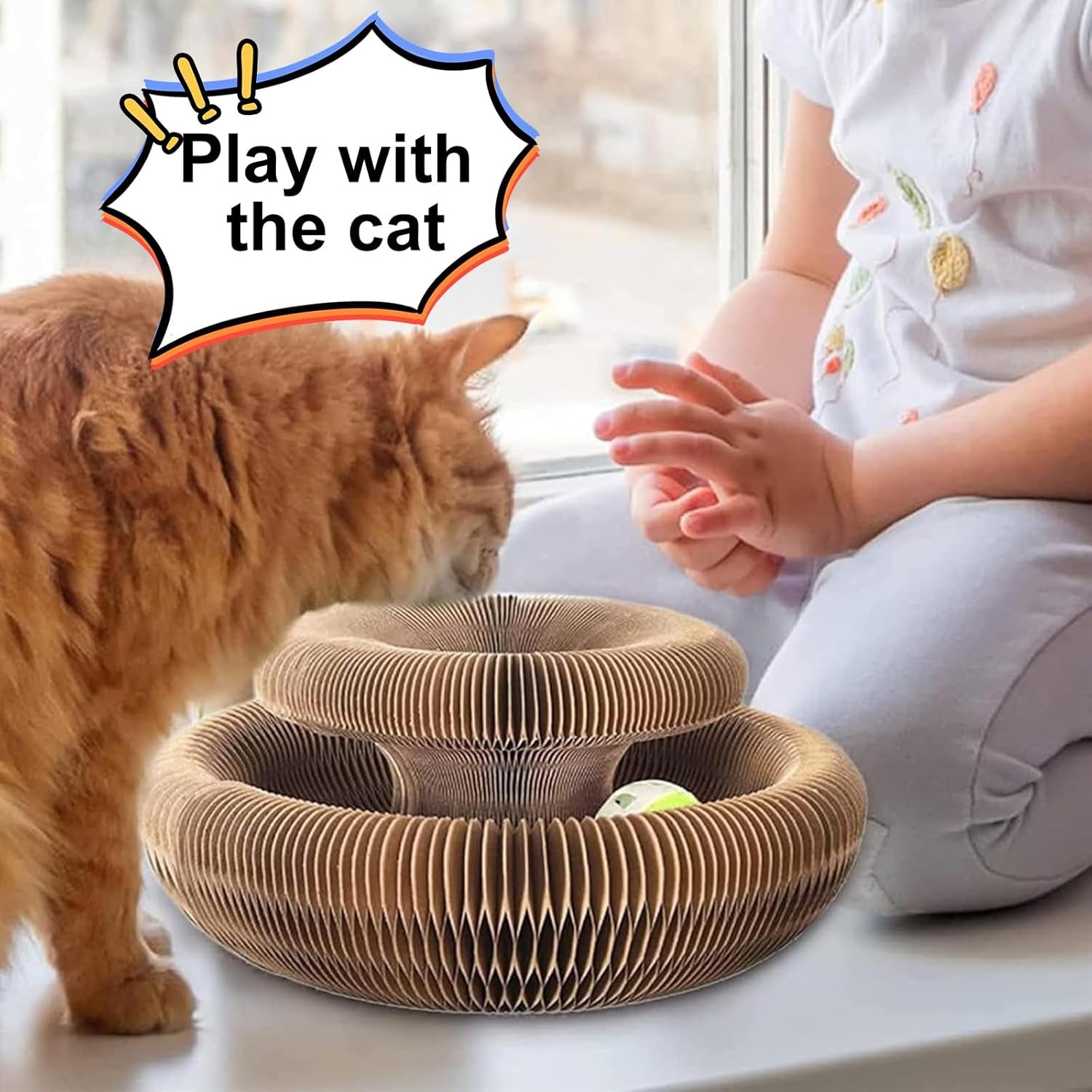 kitty-curls-cat-toy-foldable-magic-organ-cat-toy-magic-organ-cat-scratcher-board-foldable-recyclable-cat-accordion-toy-for-indoor-cat-playing-interactive-scratch-pad-with-toy-ball