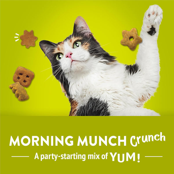 Friskies Purina Party Mix Morning Munch Crunch Egg, Bacon and Cheese Flavors Cat Treats - 20 Oz Canister2