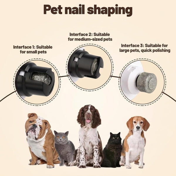 2026 Upgraded Silent Groom Pro Nail Grinder for Dogs & Cats, 3-Speed Cordless Silent Grooming Pro with LED Light, 2000Mah Long Battery Life, Painless Paws Grooming for Small Medium Large Pets (White)4