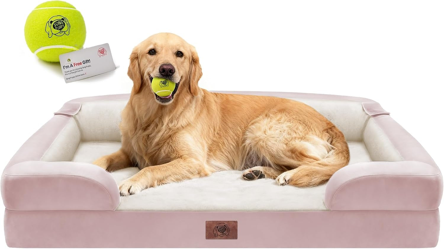 waterproof-orthopedic-dog-bed-for-extra-large-sized-dogs-memory-foam-pet-bed-sofa-with-bolster-dog-couch-with-washable-cover-non-slip-bottom-42x30-inch-grey