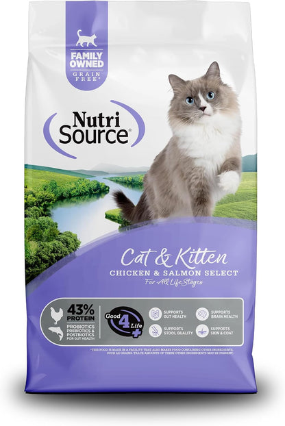 Nutrisource Grain Free Cat & Kitten Country Select, 4LB (Pack of 1)10