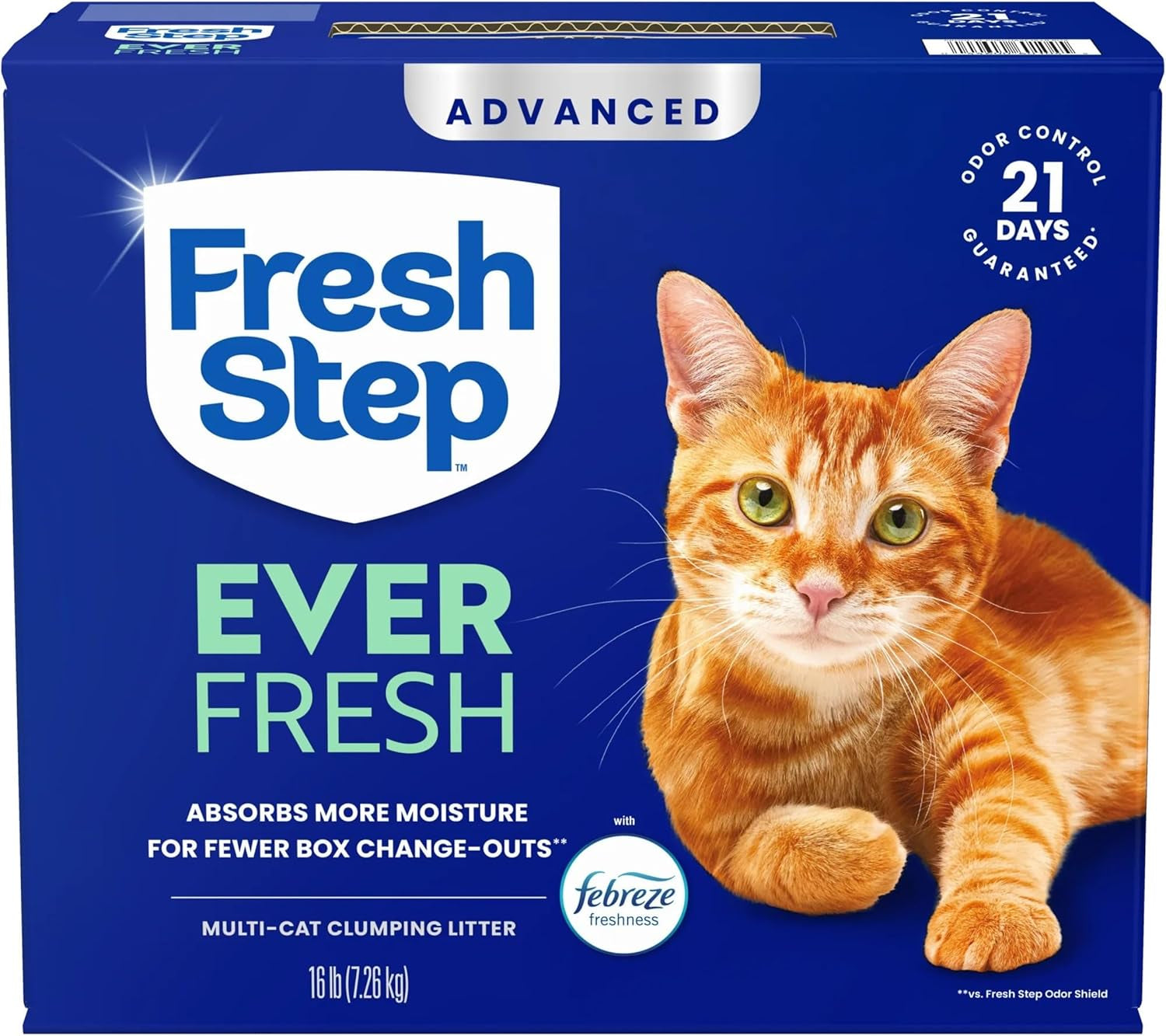fresh-step-advanced-ever-fresh-multi-cat-clumping-litter-with-febreze-freshness-ammonia-block-technology-ultra-absorbent-16-lb-box-pack-of-2