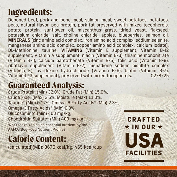 Merrick Premium Grain Free Dry Adult Dog Food, 22 Lb Bag6