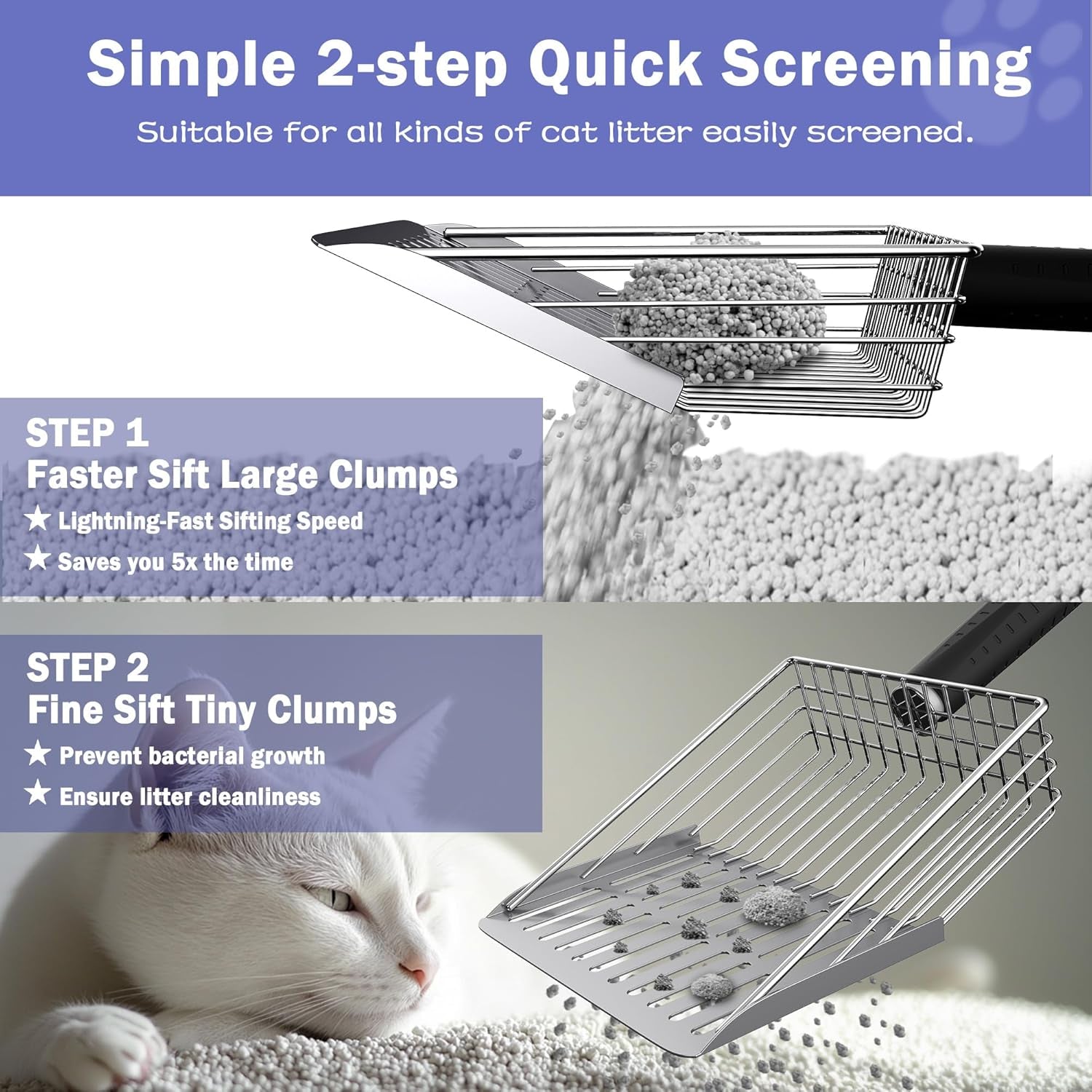 cat-litter-scooper-with-holder-metal-litter-scoop-includes-portable-small-broom-and-dustpan-set-heavy-duty-stainless-steel-litter-scoop-with-coarse-and-fine-grid-quick-sift-and-easy-clean