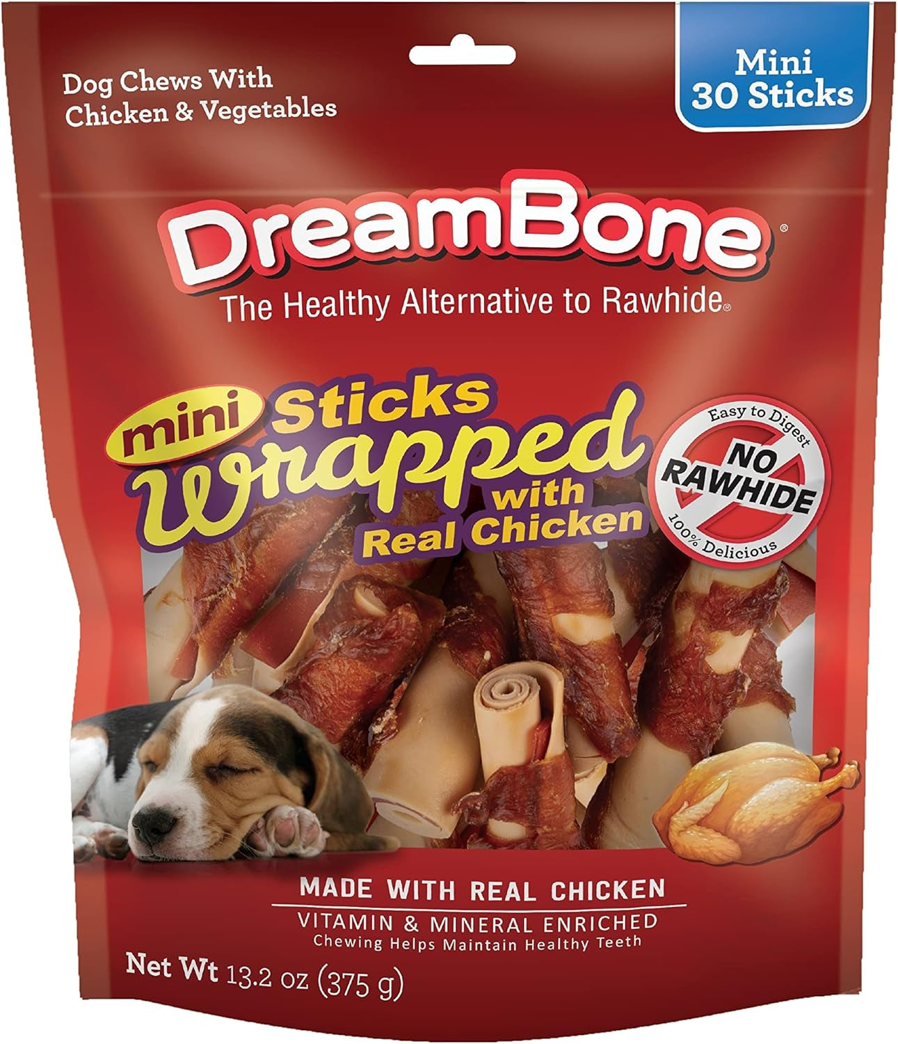 dreambone-chicken-wrapped-mini-stick-dog-treats-daily-rawhide-free-chew-digests-safely-and-completely-with-real-protein-chicken-and-veggies-15-count