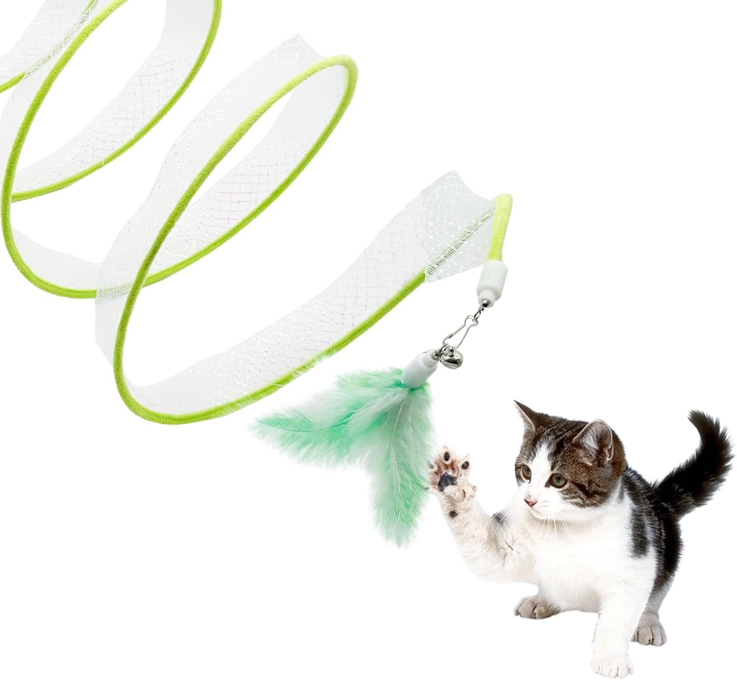 self-play-cat-hunting-spiral-tunnel-toy-folded-cat-spring-tunnel-toys-for-indoor-cats-green