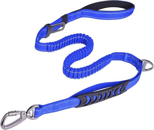 Heavy Duty Dog Leash and LED Light Set, LED Light with Nylon Stickers, Universal Glowing Accessories Easy to Attach Collar Leash and Harness, Safety LED Light up Band for Dogs at Night Walking9