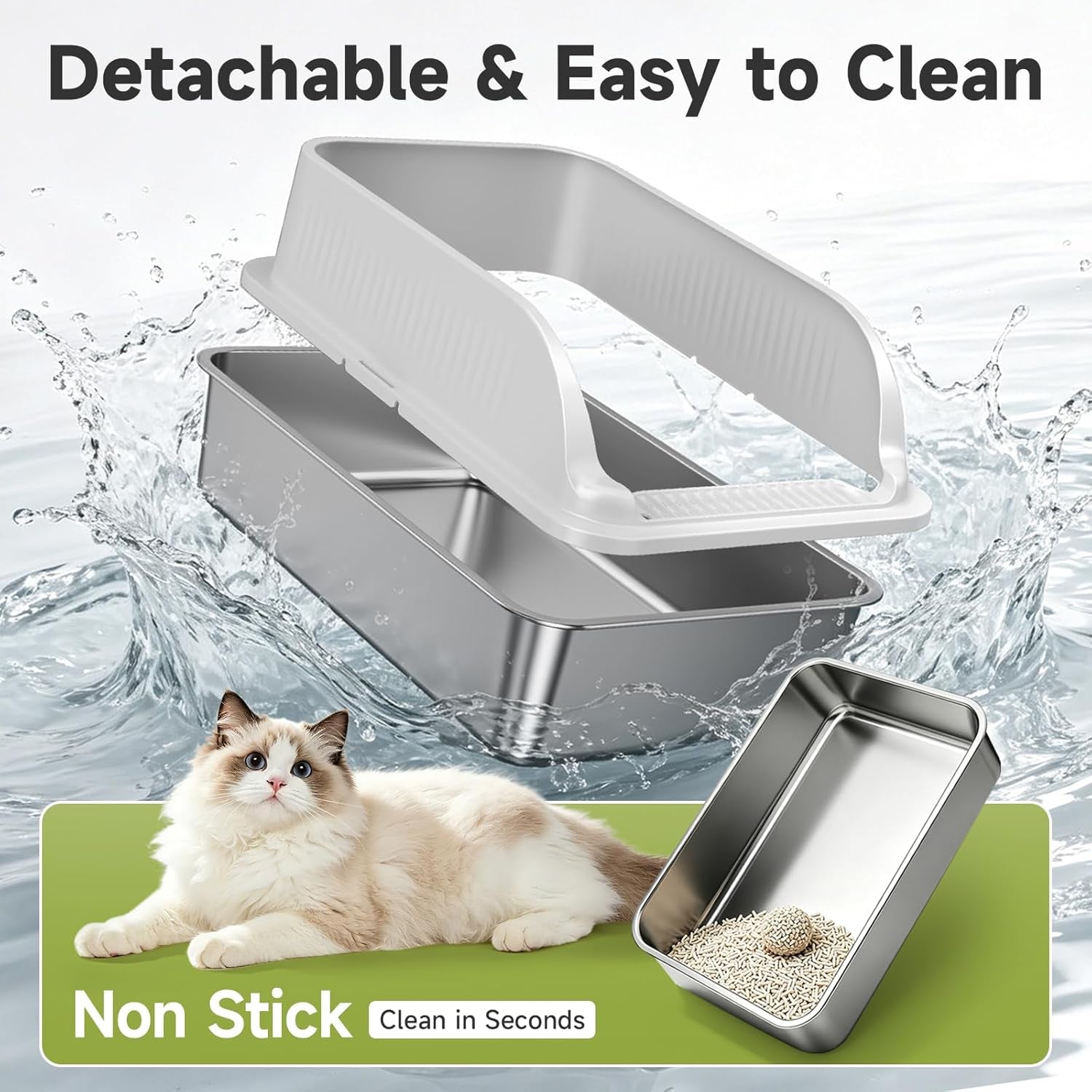 stainless-steel-cat-litter-box-with-lid-xl-metal-high-sided-litter-box-odor-free-open-top-litter-pan-easy-cleaning-anti-urine-leakage-non-stick-includes-scoop-light-grey
