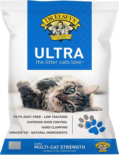 Dr. Elsey'S Ultra Unscented Clumping Clay Cat Litter 40 Lb. Bag1