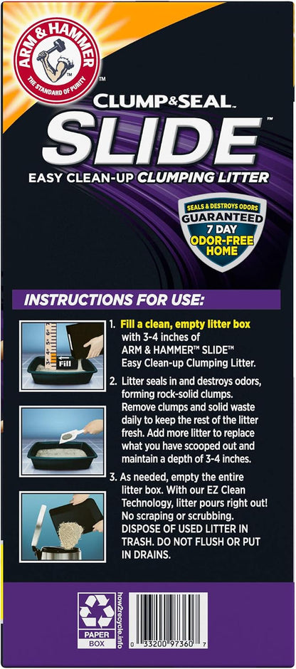 Arm & Hammer SLIDE Easy Clean-Up Litter, Multi-Cat, 28Lb18