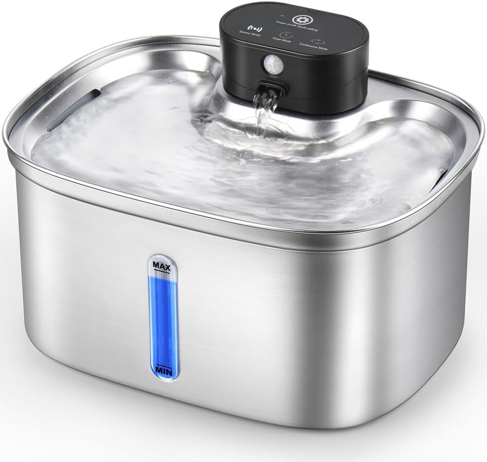 5l-169oz-automatic-stainless-steel-pet-water-fountain-for-cats-dogs-cordless-cat-dog-drinking-fountain-with-5000mah-rechargeable-battery-ultra-quiet-pump-3-smart-modes