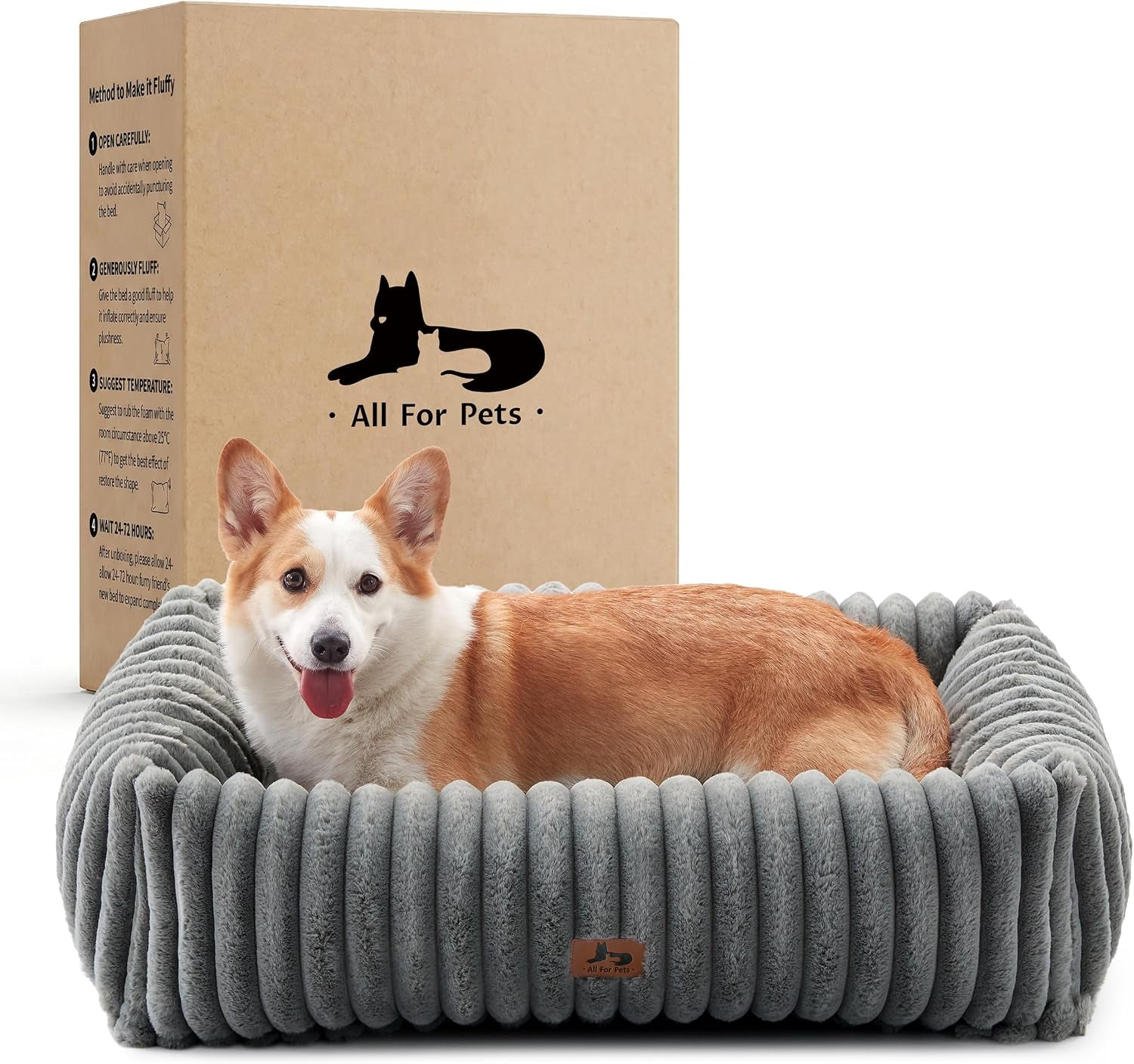 cute-dog-bed-for-small-dogs-cats-washable-fluffy-cat-beds-for-indoor-cats-rectangle-orthopedic-memory-foam-puppy-beds-with-anti-slip-bottom-20-x19-x-7-inches-cream20x19x6inchs