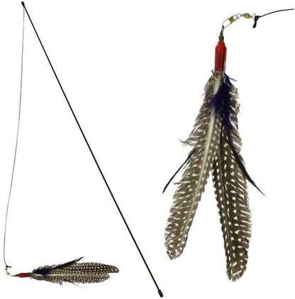 Gocat Da Bird Rod and Feather Cat Toy, Handmade in the USA (1 Bird)4