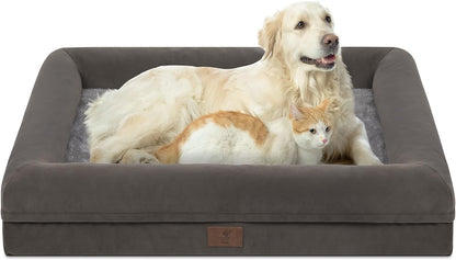 XL Orthopedic Waterprood Dog Bed for Extra Large Size Dogs | 360 Degree Bolster Support, Egg Crate Foam, Waterproof Liner, Non-Slip Bottom, Machine Washable Cover, 45 X 35 Inch21