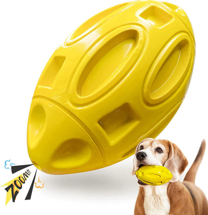 EASTBLUE Squeaky Dog Toys for Aggressive Chewers: Rubber Puppy Chew Ball with Squeaker, Almost Indestructible and Durable Pet Toy for Medium and Large Breed8
