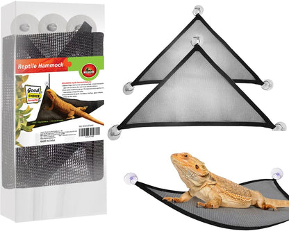 Bearded Dragon Hammock Reptile Hammock for Axolotl,Geckos,Lizards,Breathable Mesh Bearded Dragon Tank Accessories for Snakes,Chameleon,Fish9