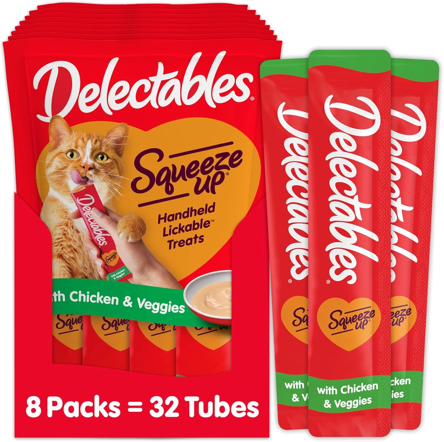 delectables-squeeze-up-creamy-squeezable-puree-lickable-wet-cat-treats-grain-free-no-added-fillers-no-by-products-no-added-preservatives-0-5-ounces-tube-chicken-flavor-32-tubes-total
