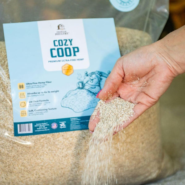 Cozy Coop, Siftable No Dust Hemp Bedding, 10Lb, Made in USA | Super Fine, Low Dust & Highly Absorbent, Reduces Coop Odor, Ideal for Deep Litter, Nesting Boxes & Brooders2