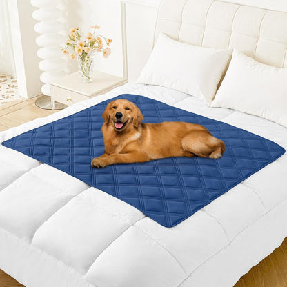 Smiry Waterproof Dog Bed Cover, Reversible Pet Blanket for Sofa Couch | Soft Washable Dog Blanket, Leakproof Couch Cover for Dogs Cats & Furniture Protection, 52X82, Grey/Dark Grey47