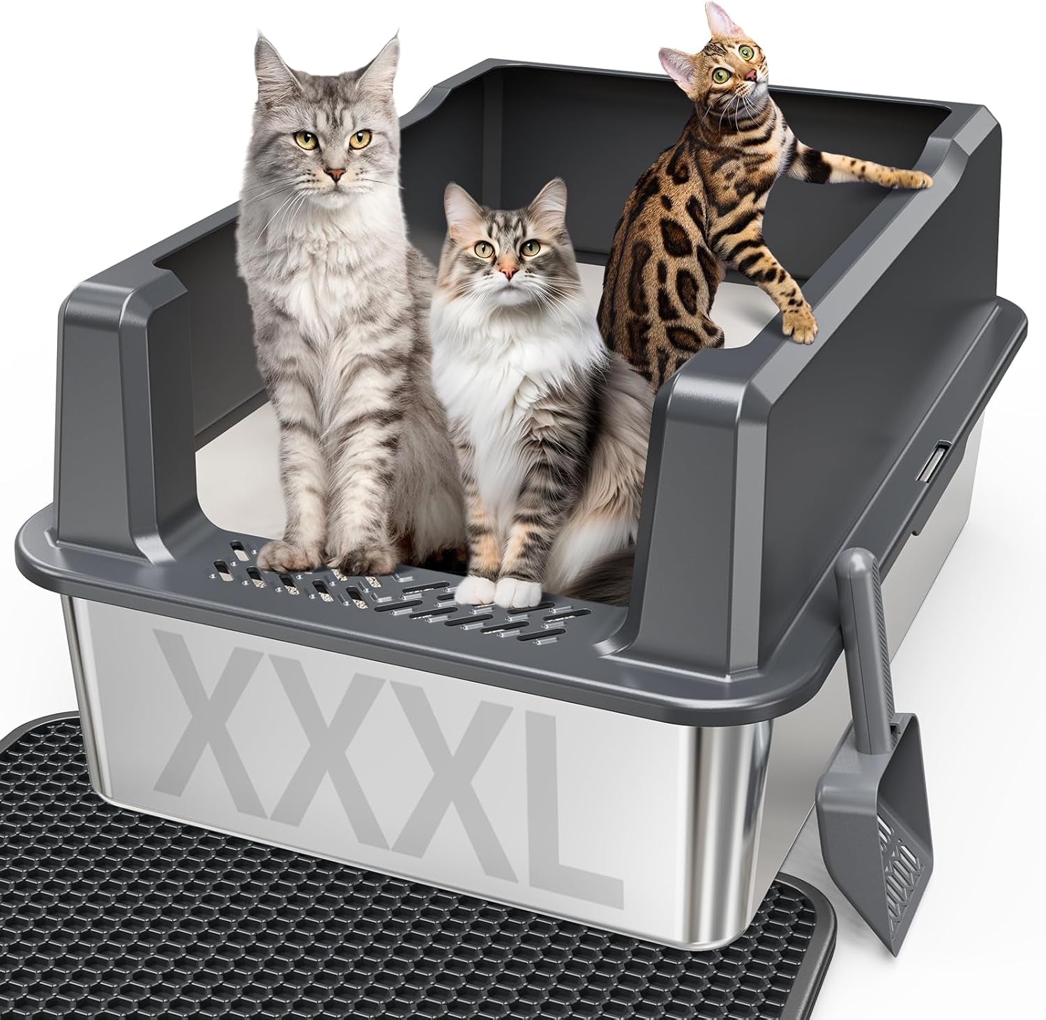 extra-large-xxl-stainless-steel-cat-litter-box-with-lid-26-l-x-18-w-x-12-h-metal-litter-box-with-hight-sides-for-big-cats-multiple-cats-never-absorbs-odors-anti-urine-leakage-easy-cleaning