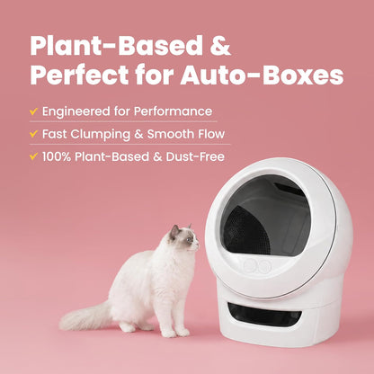 Welcome Home Cat Kit – Attractant Granular Tofu Litter & Deodorizer for Automatic Boxes | Strong Clumping, Odor Control, Easy Cleanup4